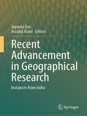 cover image of Recent Advancement in Geographical Research
